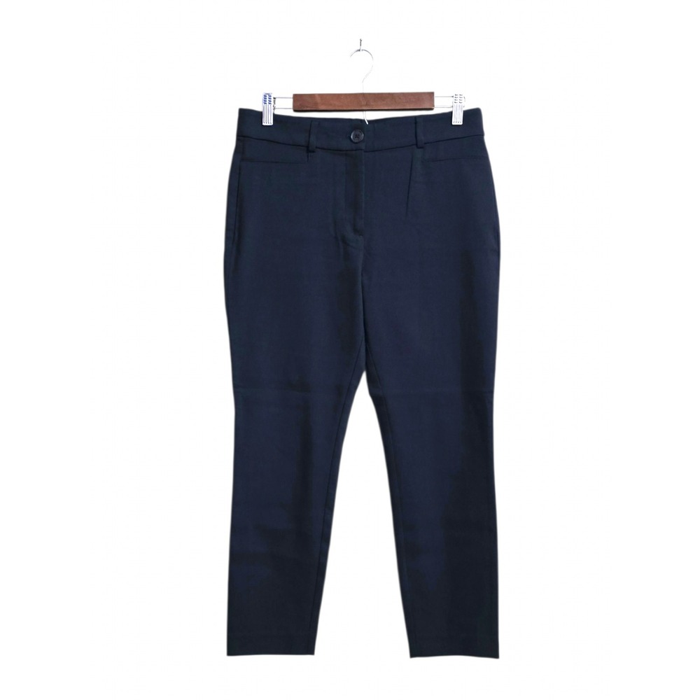 Loft The Sutton Skinny Cropped Pants In Navy Sz 8P